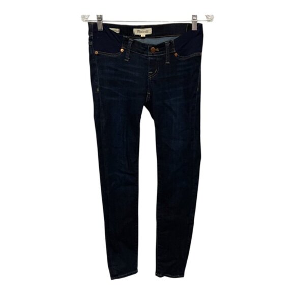 Madewell Size 25 Maternity Adjustable Skinny Jeans in Lakespur Wash - Picture 2 of 10